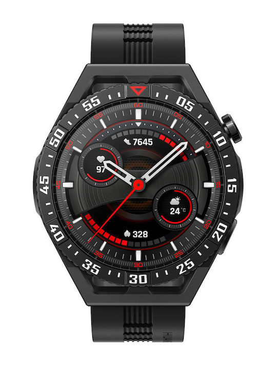 Huawei Watch GT 3 SE 46mm Αδιάβροχο με Παλμογράφο (Graphite Black)