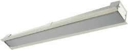 KT Lighting Χωνευτό Φωτιστικό Φθορίου Οροφής 108W με 2 Θέσεις για Λάμπες Σχήματος T5 για Ντουί G5 Μ120εκ. KT Lighting Χωνευτό Φωτιστικό Φθορίου Οροφής 108W με 2 Θέσεις για Λάμπες Σχήματος T5 για Ντουί G5 Μ120εκ.