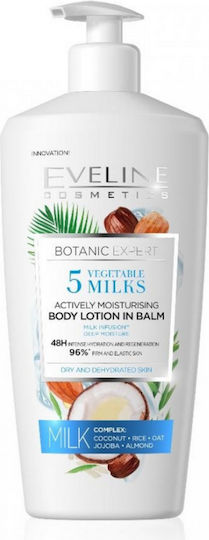 Eveline Botanic Expert 5 Vegetable Milks Ενυδατική Lotion Σώματος για Όλες τις Επιδερμίδες 350ml