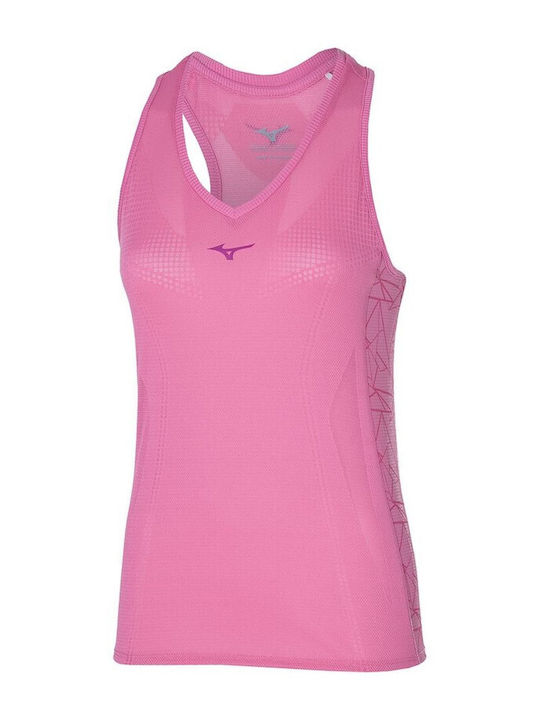 Mizuno Aero Women's Athletic Blouse Sleeveless Pink