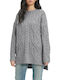 Raelee Damen Langarm Pullover Gray