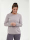 Блуза Endurance L/S Leah Waffle Melange Loose Fit - 1126 Gull Gray