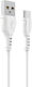 Borofone BX43 Triumph USB 2.0 Cable USB-C male - USB-A White 1m