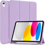 Tech-Protect SC Pen Flip Cover Synthetic Leather / Plastic Violet (iPad 2022 10.9'') TPSCPIPAD1922V
