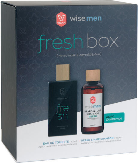 Wise Men Fresh Box Ανδρικό Σετ με Eau de Toilette 2τμχ