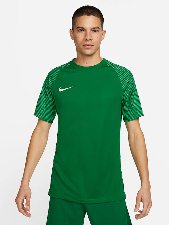 Nike Football Academy Bărbați T-shirt Sportiv cu Mânecă Scurtă Dri-Fit Verde