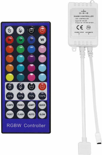 Redled Ασύρματο RGBW Controller με Τηλεχειριστήριο 27657