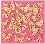 Silicone mould, Butterflies 105x105x5mm