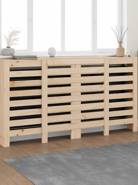 vidaXL Heizkörperabdeckung aus Massives Holz Br...