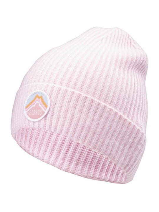 Quentin Beanie Γυναικείος Σκούφος με Rib Πλέξη σε Ροζ χρώμα