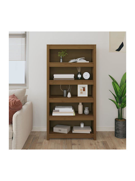 Brown Bookcase 80x35x154cm