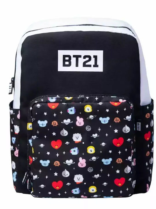 Grupo Erik BT21 Ghiozdan De Școală Primară De Spate Cu Husă Pentru Sticlă De Apă Neagră 15 Litri 35 X 20 X 46 Cm