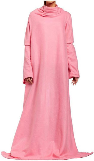 Κουβέρτα Fleece με Μανίκια 138x180εκ. Ροζ AT1503PINK Κουβέρτα Fleece με Μανίκια 138x180εκ. Ροζ AT1503PINK