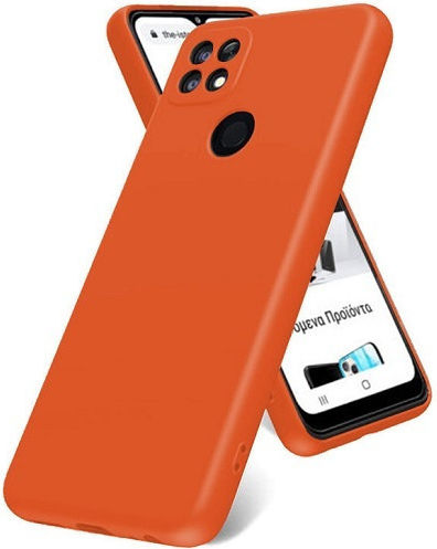Soft Back Cover Silicone Orange (Redmi 10A)