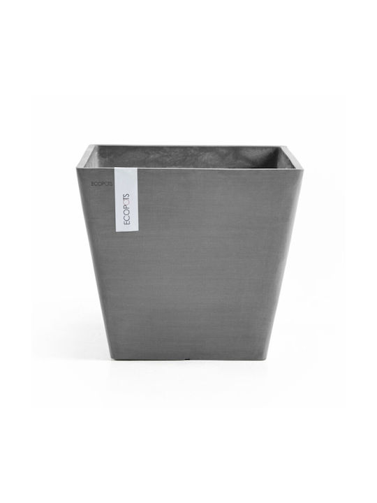 Ecopots Rotterdam 50 Blumentopf 50x44cm in Gray...