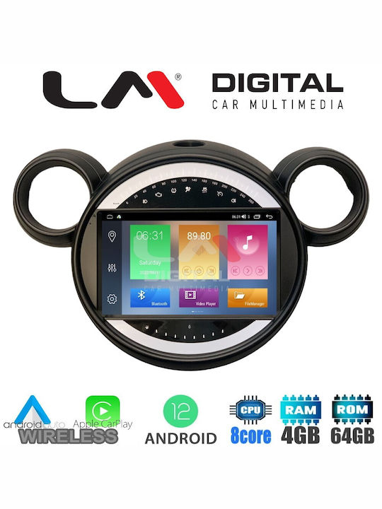 LM Digital Car Audio System for Mini Clubman / Countryman / Paceman / Cooper 2007-2010 (Bluetooth/USB/WiFi/GPS/Apple-Carplay/Android-Auto)