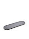 Espiel Oval Concrete Decorative Platter Dark Grey 49x15x2cm