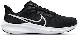 Nike Air Zoom Pegasus 39 4E Extra Wide Men's Running Sport Shoes Black / Dark Smoke Grey / White