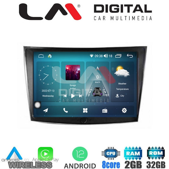 LM Digital Car Audio System for Ssangyong Tivoli Tivoli / XVL 2015 - 2019 (Bluetooth/USB/AUX/WiFi/GPS/Apple-Carplay/Android-Auto) with Touch Screen 9"