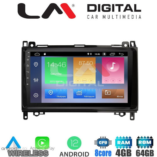 LM Digital Sistem Audio Auto pentru Mercedes-Benz Sprinter / Vito / Viano Alfa Romeo Păianjen 2004-2012 (Bluetooth/USB/AUX/WiFi/GPS/Apple-Carplay/Android-Auto) cu Ecran Tactil 9"