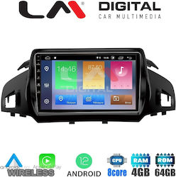 LM Digital Sistem Audio Auto pentru Ford Kuga / C-Max 2013 cu A/C (Bluetooth/USB/WiFi/GPS/Apple-Carplay) cu Ecran Tactil 9"