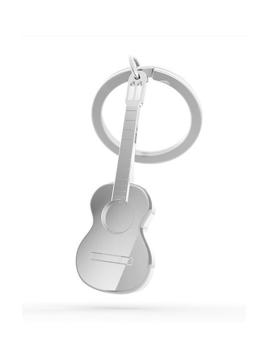 Metal Keychain Classic Guitar MTM050-02