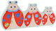 Wooden Kids Puzzle Ladybug for 1.5+ years+ Years 9pcs Oops