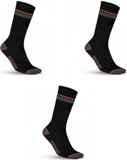 Black & Decker Long Hunting Socks 3 Pairs in Black Color