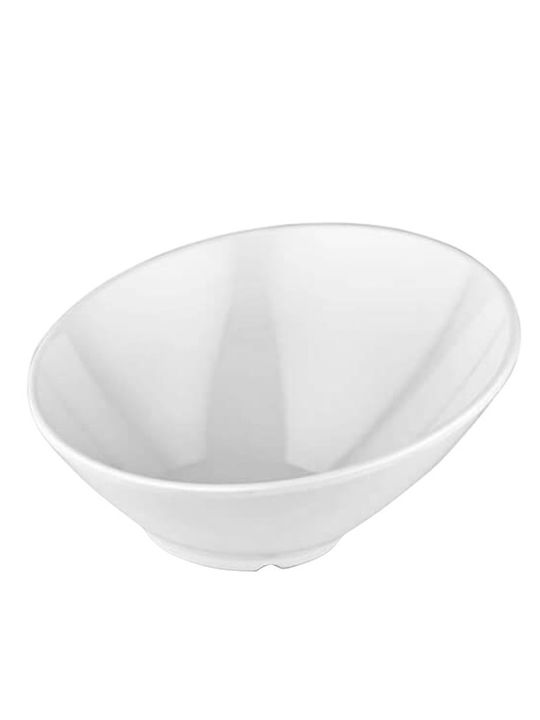 Cok Spain Σαλατιέρα Μελαμίνης Λευκή 21x21x11cm 5τμχ