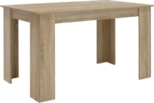 Irida Plus Τραπέζι Κουζίνας Ξύλινο 160x90x76εκ.