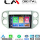 LM Digital Auto-Audiosystem für Volkswagen Tiguan / Golf Plus 2007-2016 (Bluetooth/USB/WiFi/GPS/Apple-Carplay/Android-Auto) mit Touchscreen 9"
