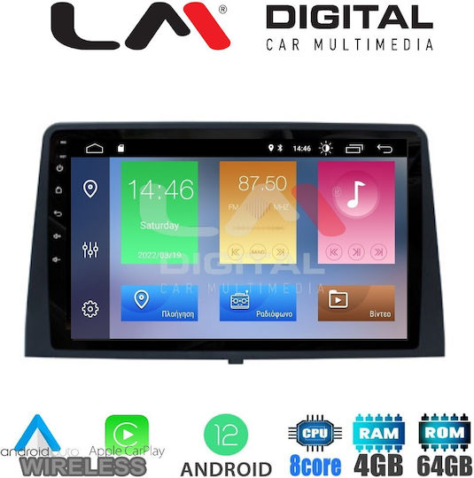 LM Digital Ηχοσύστημα Αυτοκινήτου για Peugeot Partner Toyota Proace Citroen Berlingo Honda City 2019+ (Bluetooth/USB/WiFi/GPS/Apple-Carplay/Android-Auto)