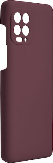 Techsuit Soft Edge Back Cover Silicon Plum Violet (Motorola Moto G100)