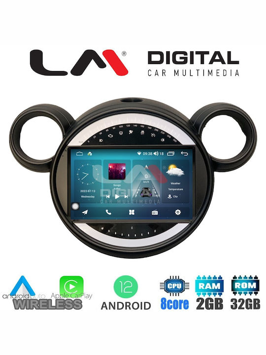 LM Digital Auto-Audiosystem für Mini Clubman / Landsmann / Paceman / Kooper 2013-2016 (Bluetooth/USB/WiFi/GPS/Apple-Carplay/Android-Auto)