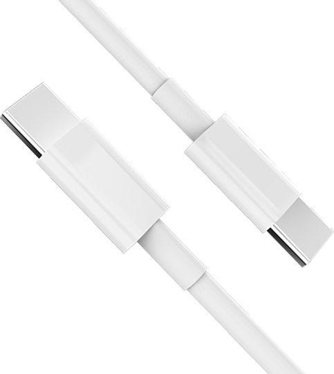 QIHANG QIHANG USB Type-C Cable USB-C Male - USB-C 60W PD White 1.2m