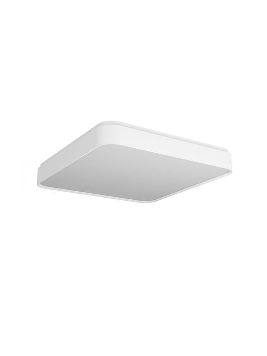 Redo Group Yomo Μοντέρνα Μεταλλική Πλαφονιέρα Οροφής με Ενσωματωμένο LED σε Λευκό χρώμα 47.5cm