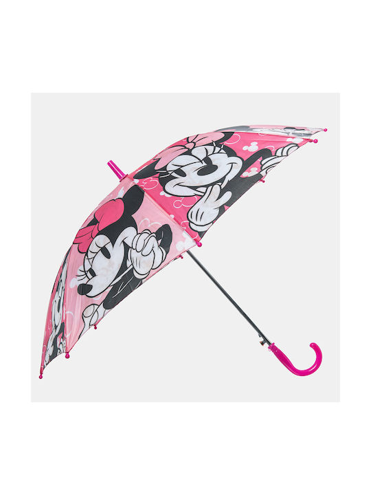 Alouette Kids Curved Handle Umbrella Fuchsia