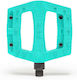 Eclat Contra Flat Bicycle Pedals Turquoise