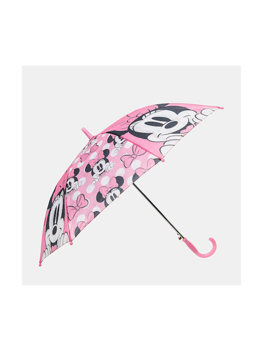 Alouette Kids Curved Handle Umbrella Pink