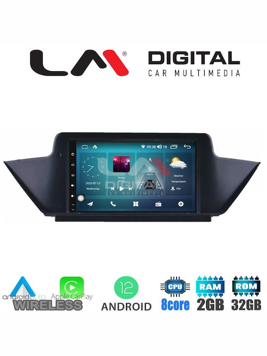 LM Digital Sistem Audio Auto pentru BMW X1 (E84) / X1 2009 - 2014 (Bluetooth/USB/WiFi/GPS/Apple-Carplay/Android-Auto) cu Ecran 9"