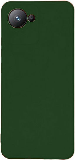 Soft Back Cover Silicon Verde închis (Realme C30)