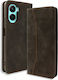 Bodycell Book Δερματίνης Μαύρο (Realme C33)