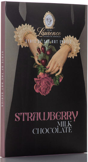 Laurence - Galerie de Chocolat State Of The Art Σοκολάτα Γάλακτος Strawberry 80gr