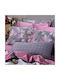 Down Town Home 790 Pillowcase Set Oxford Mauve 52x75cm.