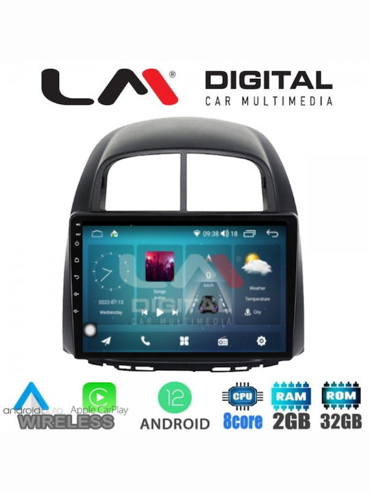 LM Digital Автомобилна Аудио Система (Блутут/USB/WiFi/GPS/Apple-Carplay/Android-Auto) с Екран 9"