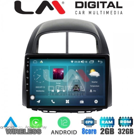 LM Digital Ηχοσύστημα Αυτοκινήτου για Daihatsu Sirion Subaru Justy Sirion / Justy (Bluetooth/USB/WiFi/GPS/Apple-Carplay/Android-Auto) με Οθόνη 9"