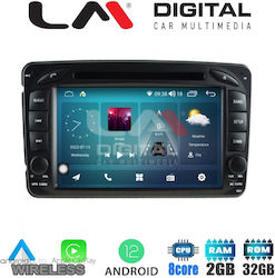 LM Digital Ηχοσύστημα Αυτοκινήτου για Mercedes Benz C 1999 - 2003 (Bluetooth/USB/WiFi/GPS) με Οθόνη Αφής 9" R8171 GPS