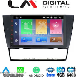 LM Digital Car-Audiosystem für BMW Serie 3 / Serie 3 (E90) 2005 - 2012 (Bluetooth/USB/WiFi/GPS/Apple-Carplay) mit Bildschirm 9"