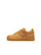 Nike Air Force 1 x Supreme Herren Sneakers Flax / Flax Gum Light Brown