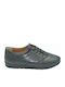Leather Women's Moccasins in Black Color